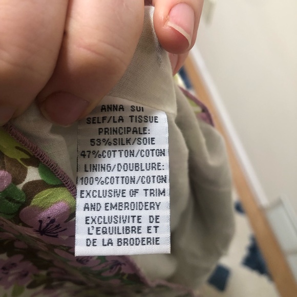 Anna Sui Anthropologie Floral Halter Sundress - Picture 7 of 7